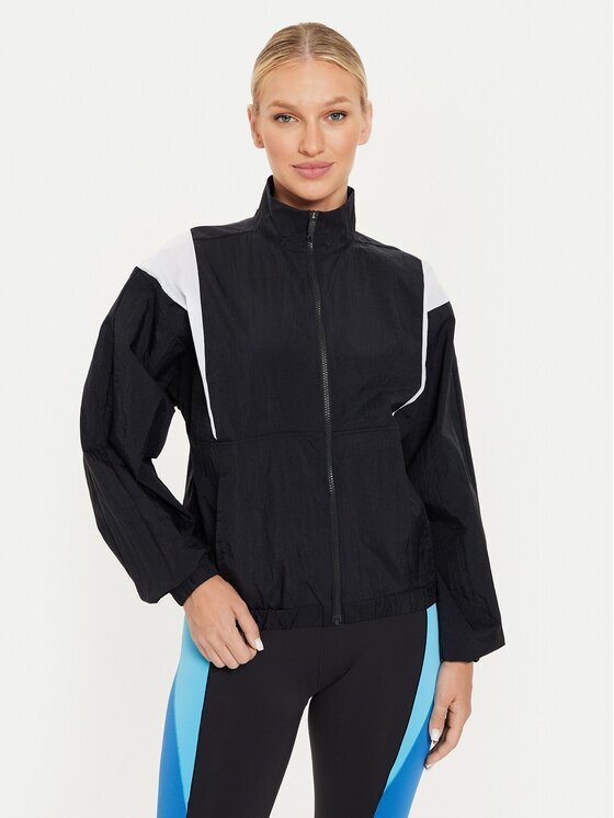 Reebok Преходно яке Woven Jacket 100072686 Черен Regular Fit