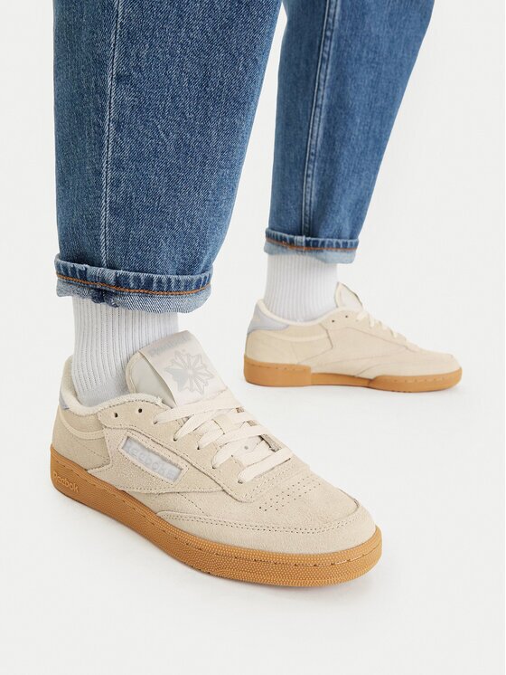 Reebok Сникърси Club C 85 EO-CLUB C 85 100260636 Бежов