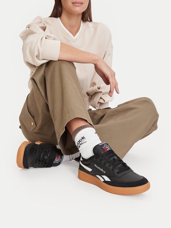 Reebok Сникърси EO-CLUB C REVENGE VINTAGE 100202317 Черен