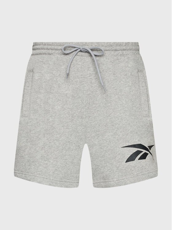 Reebok Спортни шорти Brand Proud HS6847 Сив Regular Fit