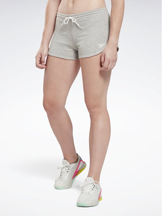 Reebok Спортни шорти Identity French Terry Shorts H54766 Сив Slim Fit