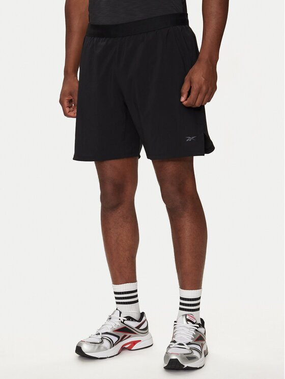 Reebok Спортни шорти Speed 3.0 2 In 1 Short -100065102 Черен Regular Fit