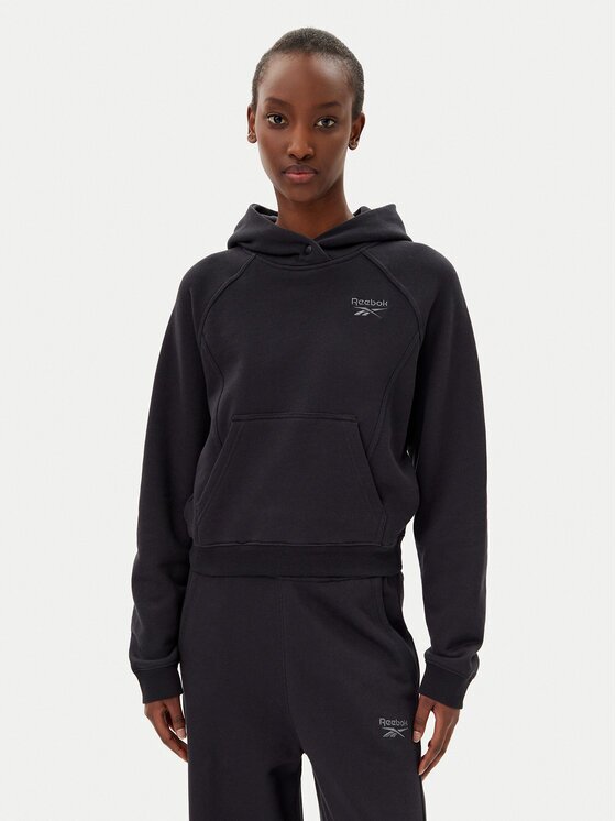 Reebok Суитшърт Icon Elements 100214102 Екрю Regular Fit