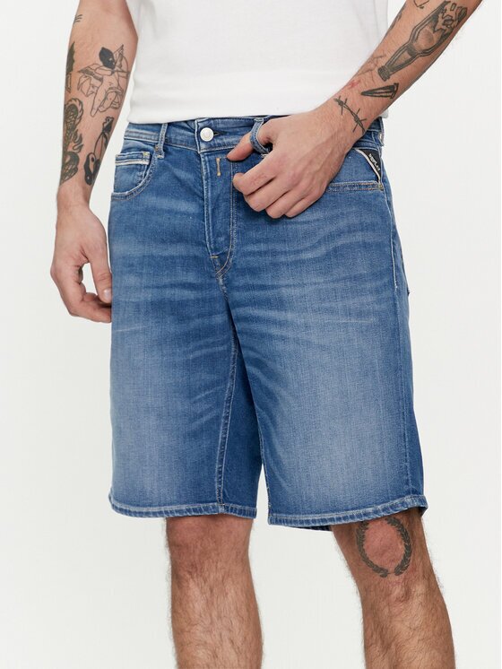 Replay Дънкови шорти M1072 .000.573 Regular Fit