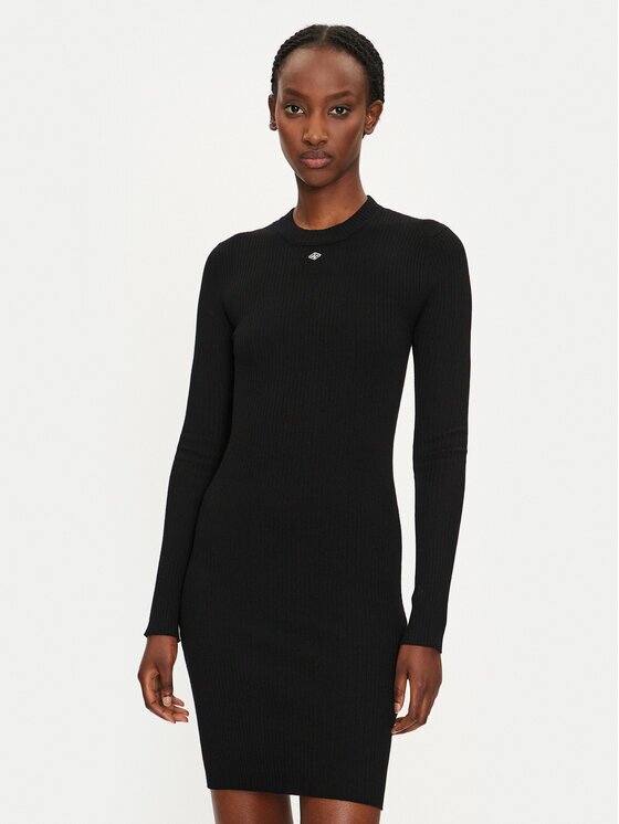 Replay Плетена рокля DK3319.000.G23370 Slim Fit