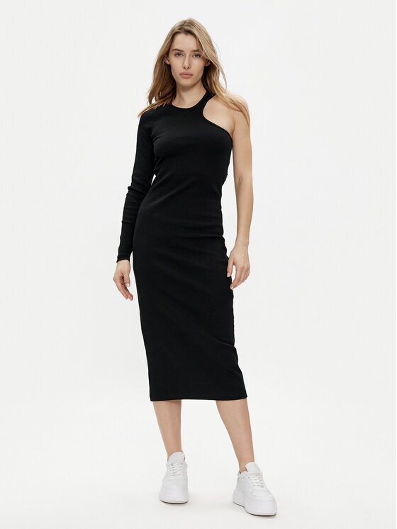 Replay Плетена рокля W9074.000.23587 Slim Fit