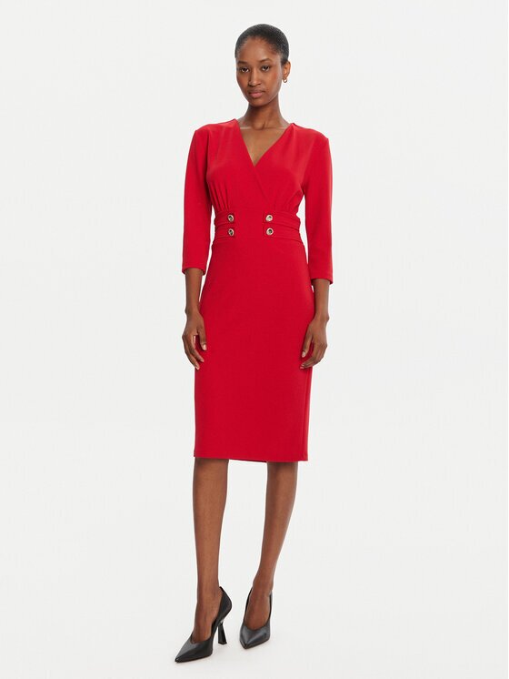 Rinascimento Коктейлна рокля CFC0126151003 Slim Fit