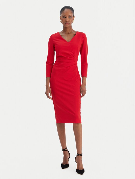 Rinascimento Коктейлна рокля CFC0126655003 Slim Fit