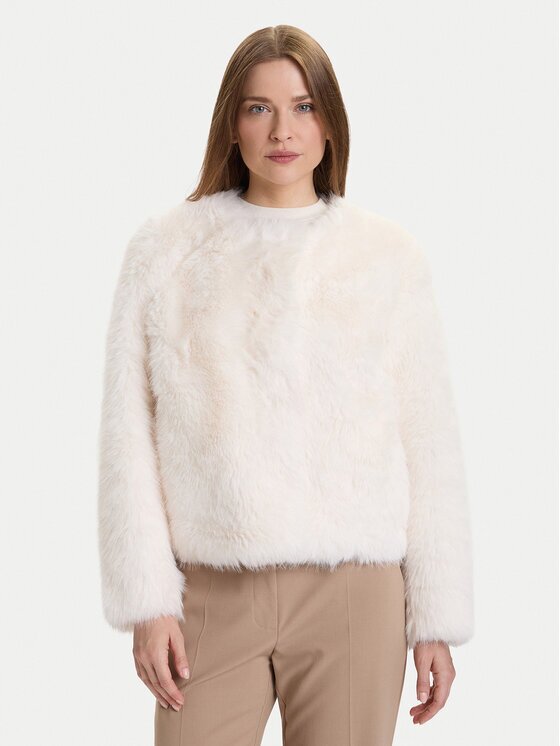 Rinascimento Кожено палто CFC0122217003 Regular Fit