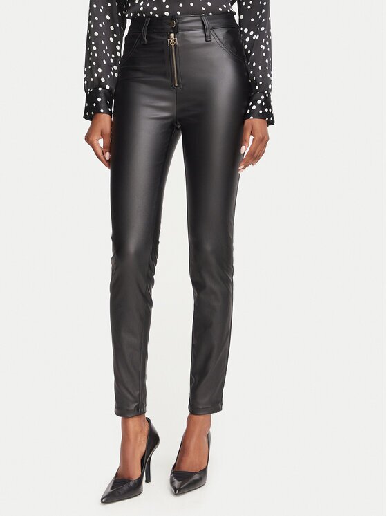 Rinascimento Панталони от имитация на кожа CFC0130092003 Slim Fit