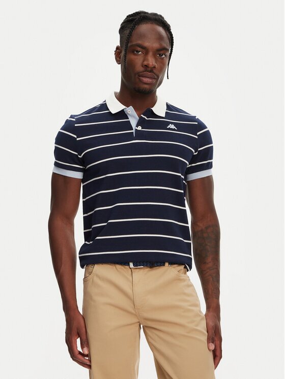Robe Di Kappa Тениска с яка и копчета Masao 64131FW Slim Fit