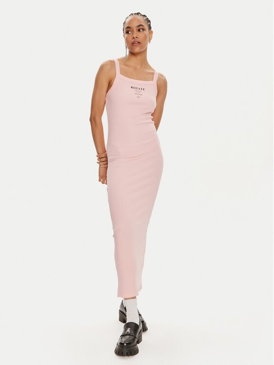 ROTATE Лятна рокля Vigdis 1124431011 Slim Fit