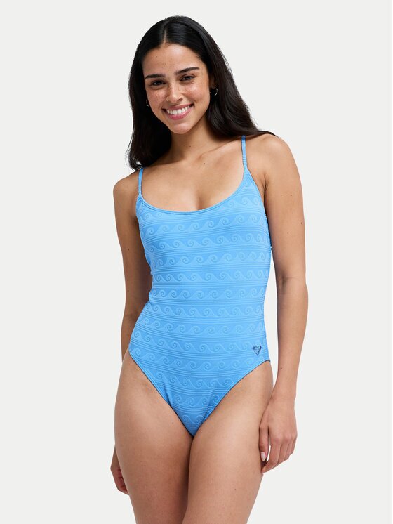 ROXY Бански костюм Paradise ERJX103792 Светлосиньо
