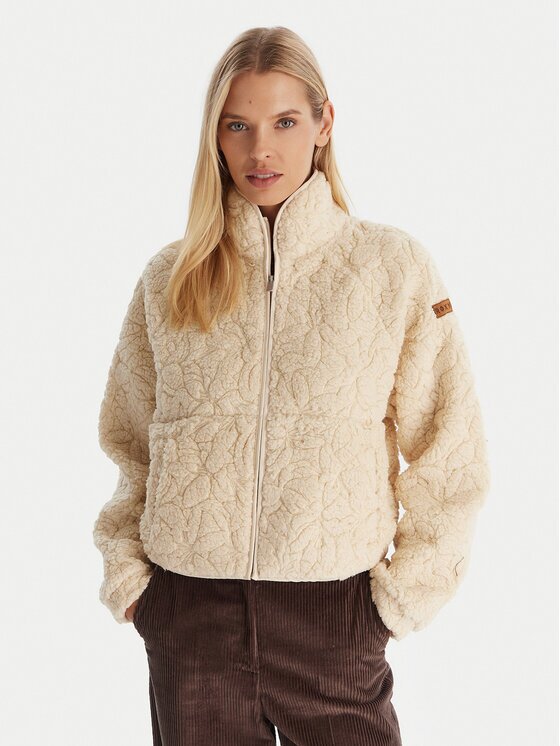 ROXY Полар Blurry Cloud ERJPF03212 Екрю Regular Fit