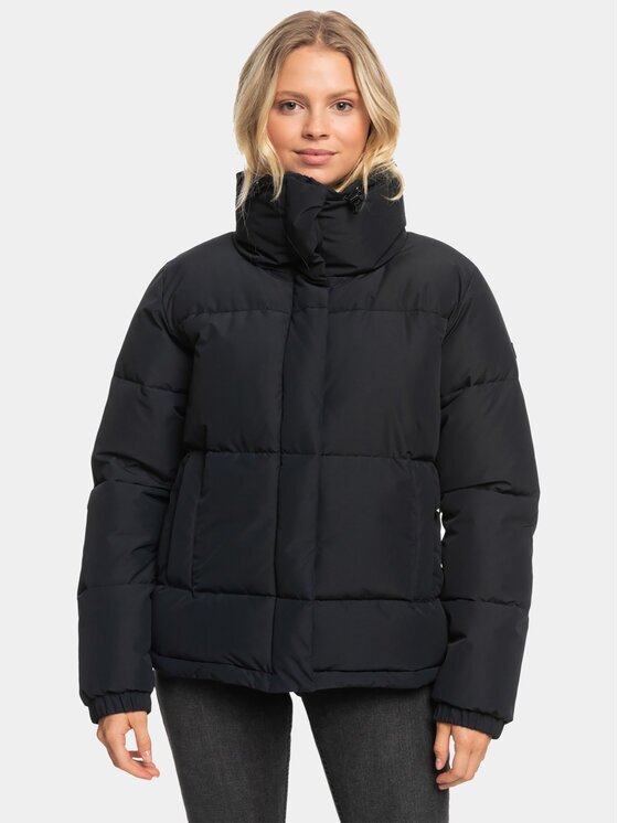 ROXY Пухено яке Winter Rebel Jk Otlr ERJJK03556 Екрю Regular Fit