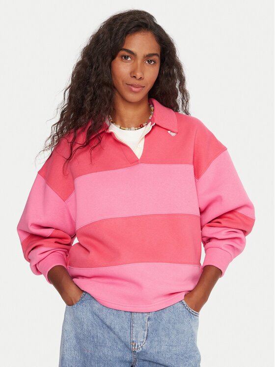 ROXY Суитшърт Cross Your Mind ERJFT05015 Boxy Fit