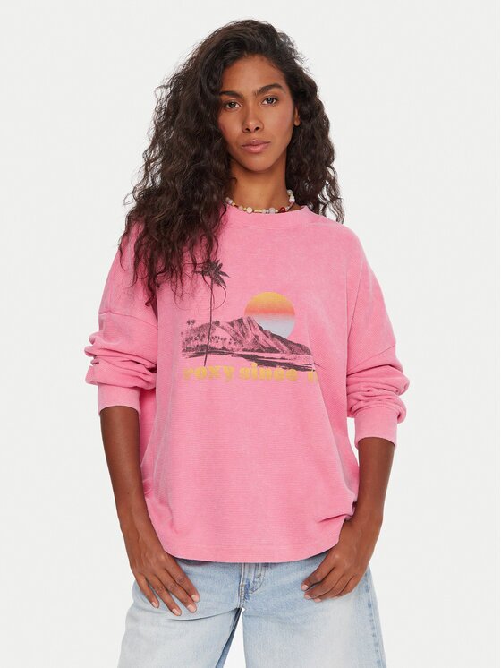 ROXY Суитшърт Eastside ERJKT04322 Boxy Fit