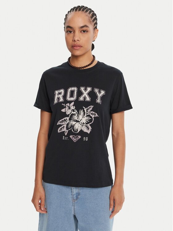 ROXY Тишърт Oceanregular Poster ERJZT06017 Regular Fit