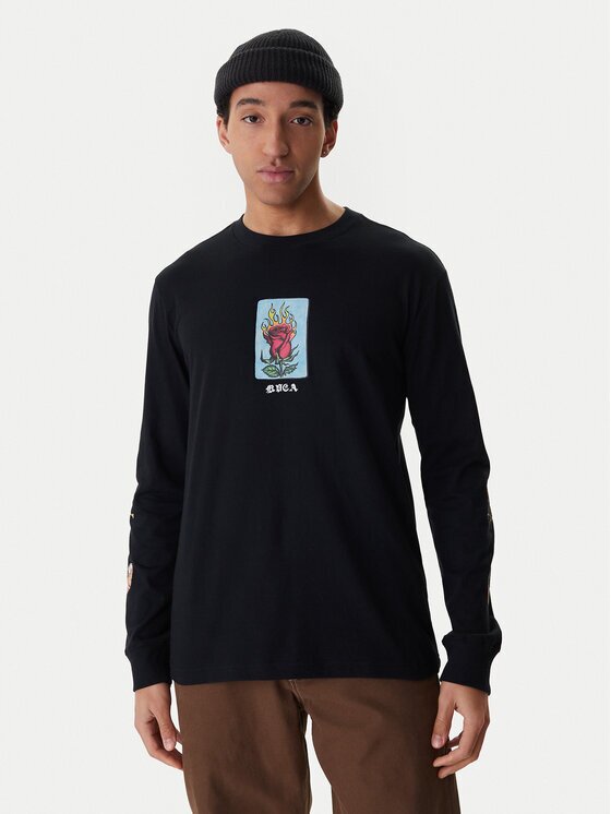 RVCA Тениска с дълъг ръкав Dayshift EVYZT00306 Regular Fit
