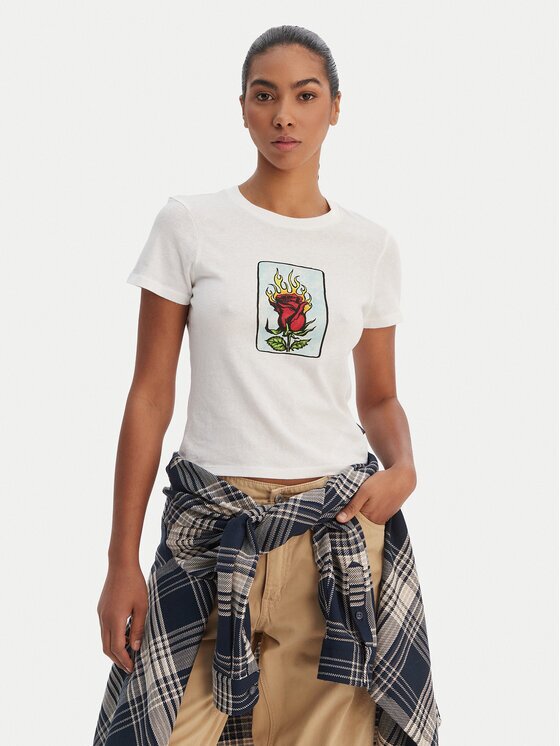 RVCA Тишърт 23B353502 Regular Fit