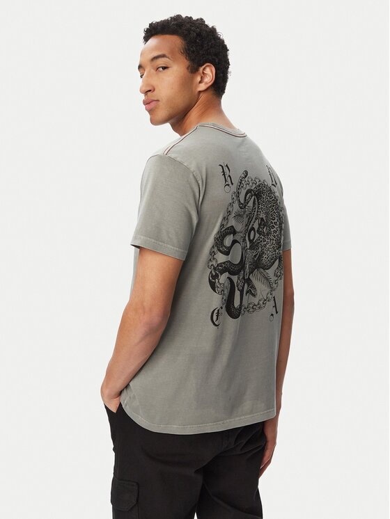 RVCA Тишърт Benj Battle Ss 23A351540 Regular Fit
