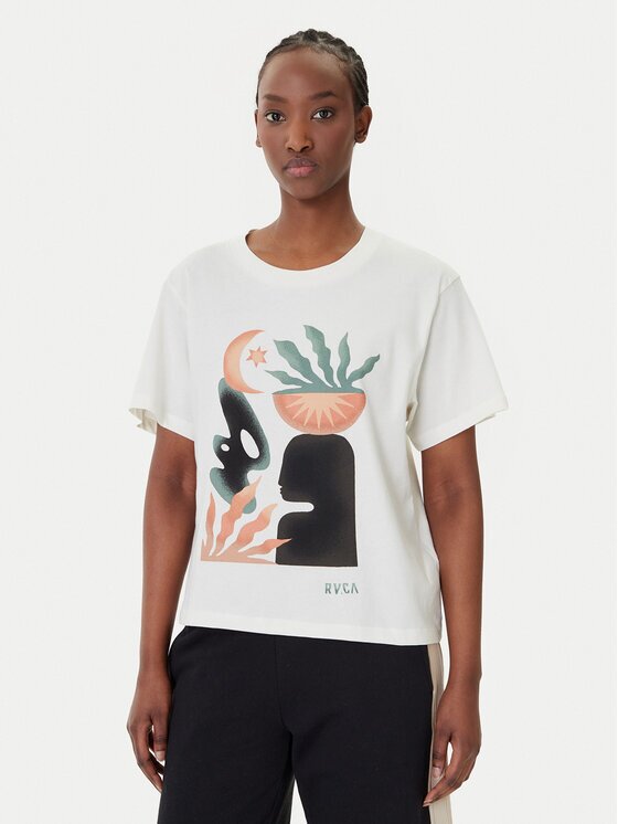 RVCA Тишърт Collage EVJZT00163 Easy Fit