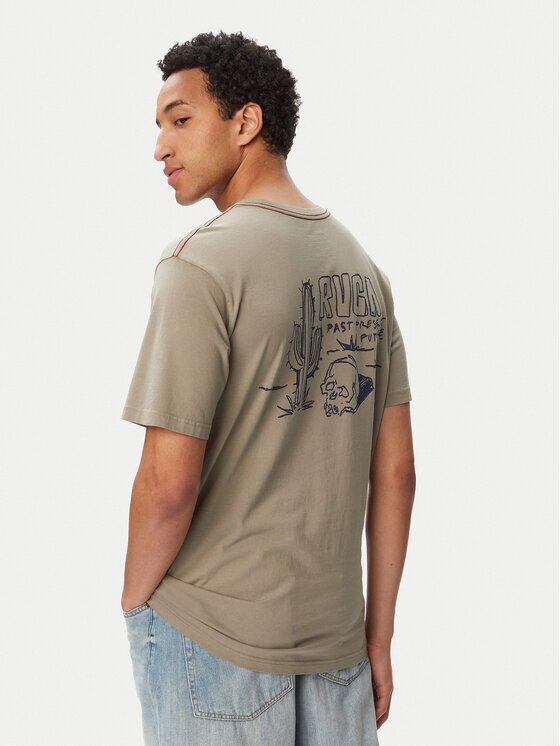 RVCA Тишърт Deth Valley 23A351532 Regular Fit