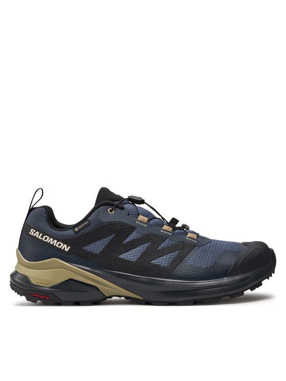 Salomon Маратонки за бягане X-Adventure Gore-Tex L47526000 Тъмносин