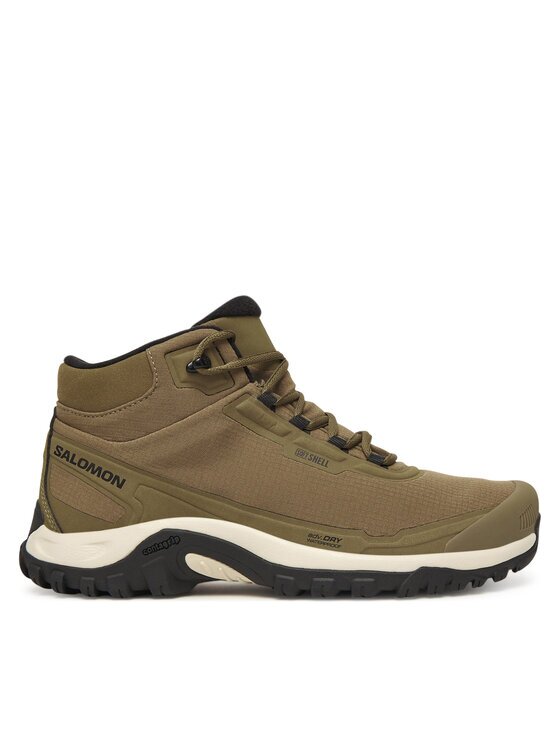 Salomon Туристически Shelter Waterproof L47974000 Каки