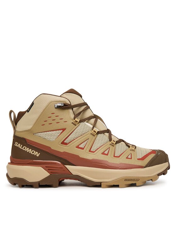 Salomon Туристически X Ultra 360 Edge Mid Gore-Tex L45472900 Бежов