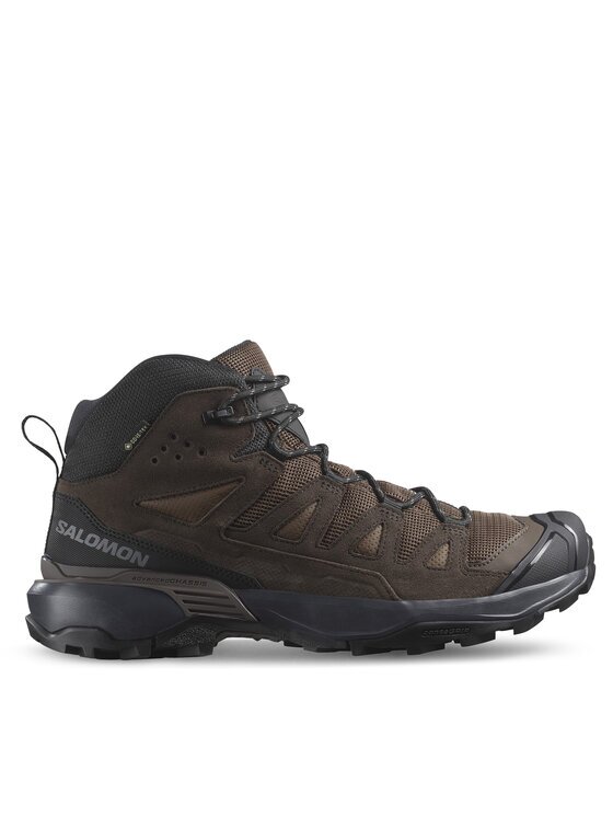 Salomon Туристически X Ultra 360 Leather Mid Gore-Tex L47570900 Кафяв