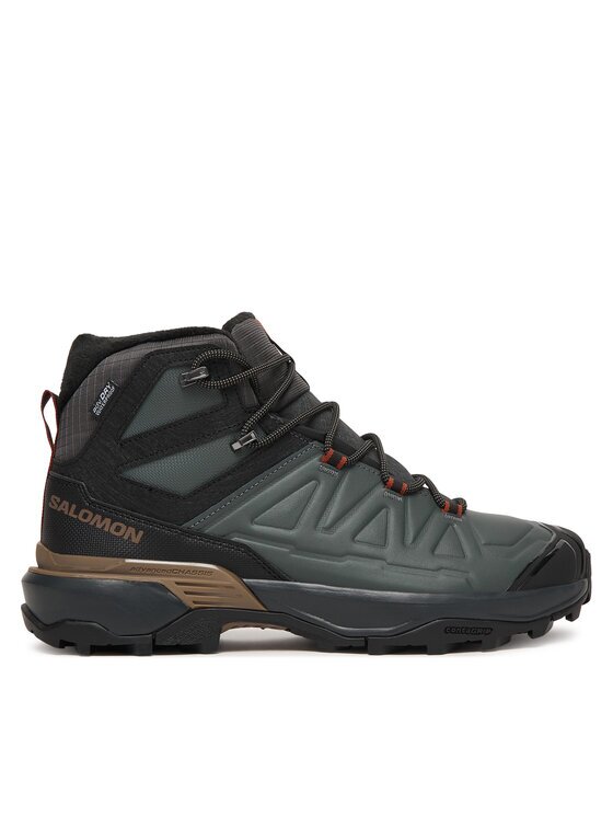 Salomon Туристически X Ultra Snowpilot Waterproof L49219500 Зелен