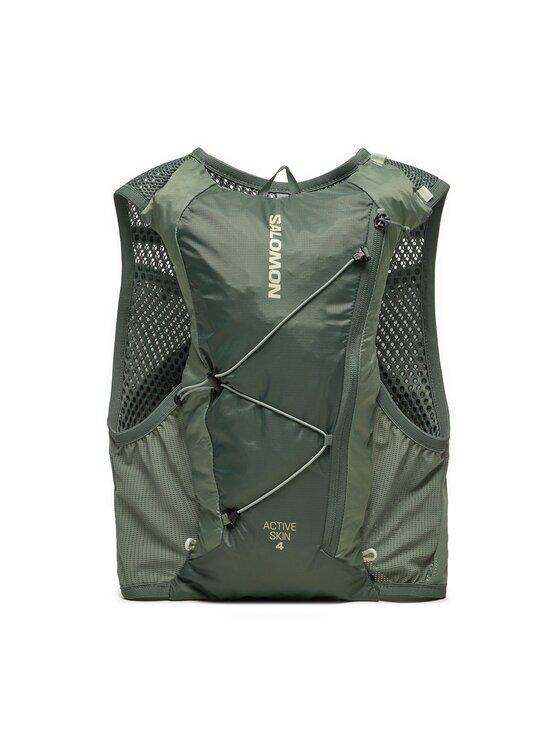 Salomon Яке без ръкави за бягане Active Skin 4 No Flasks LC2205600 Зелен