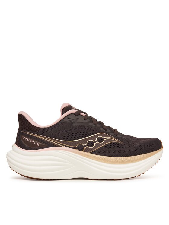 Saucony Маратонки за бягане Triumph 24 S100999 Кафяв