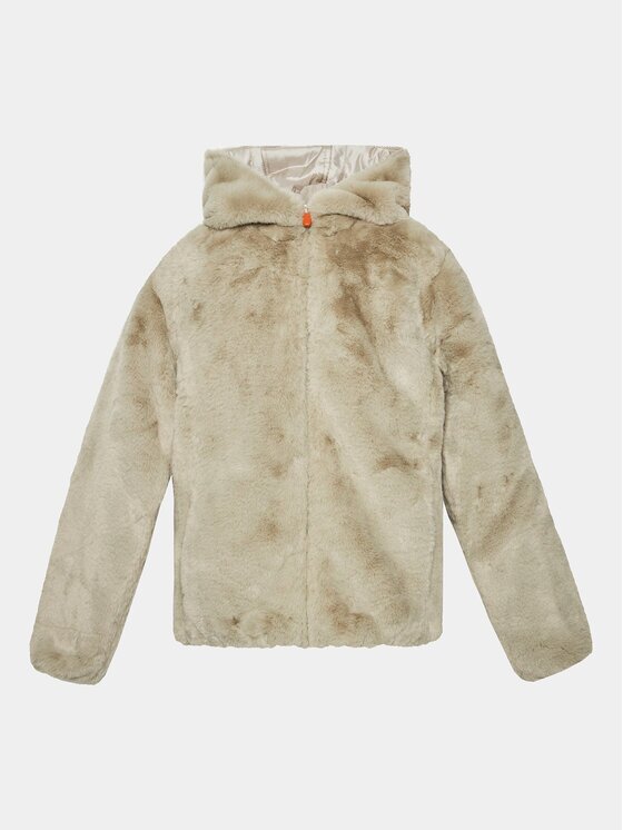 Save The Duck Кожено палто Chloe J33540G FURY17 Regular Fit