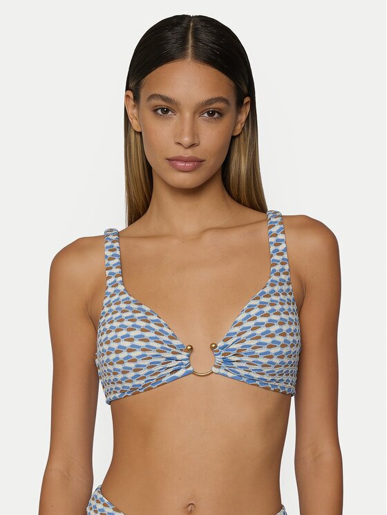 Seafolly Горнище на бански Mala 31467-230 Светлосиньо
