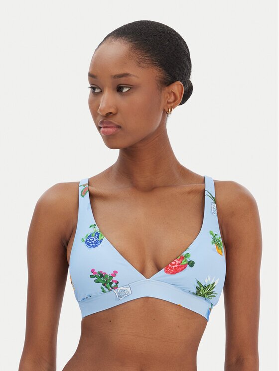 Seafolly Горнище на бански Playa Bonita 31569MF287 Светлосиньо