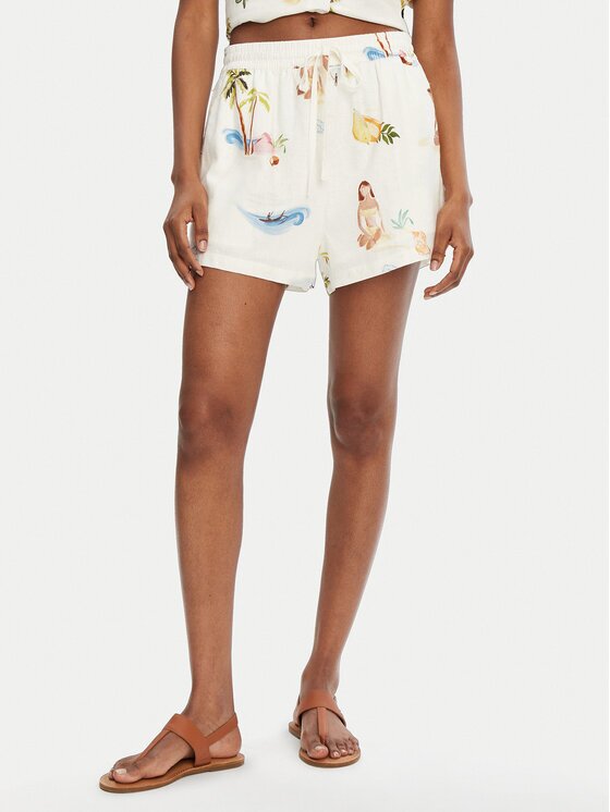 Seafolly Шорти от плат Isla Palm 55401-SH Екрю Regular Fit