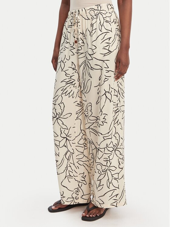 Seafolly Текстилни панталони Hothouse Flowers 55631-PA Wide Leg