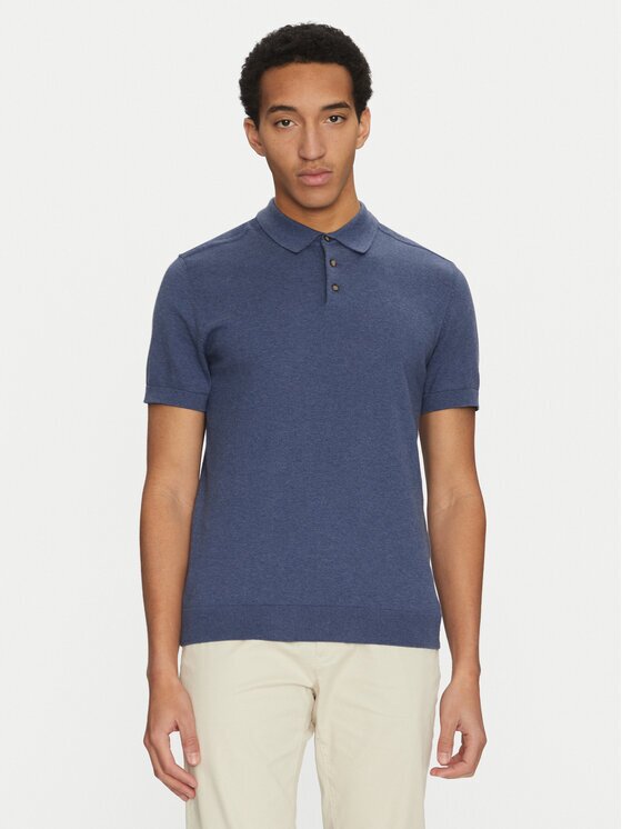 Selected Homme Тениска с яка и копчета 16092437 Regular Fit