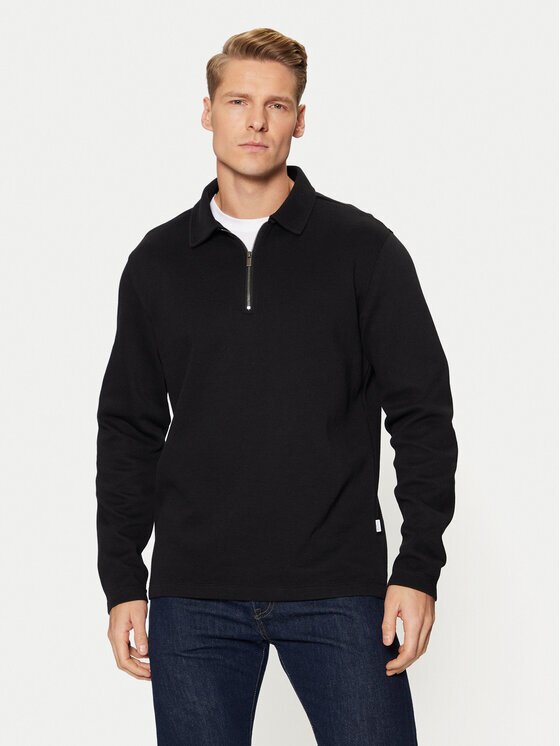Selected Homme Тениска с яка и копчета 16095710 Regular Fit