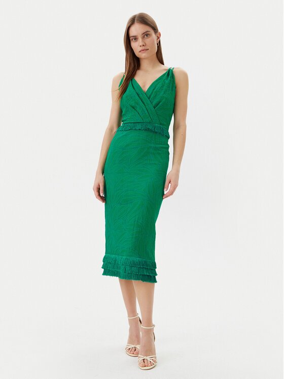 Simona Corsellini Коктейлна рокля P25CPAB02001 Slim Fit
