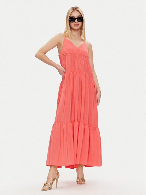 Sisley Лятна рокля 43A2LV05P Loose Fit