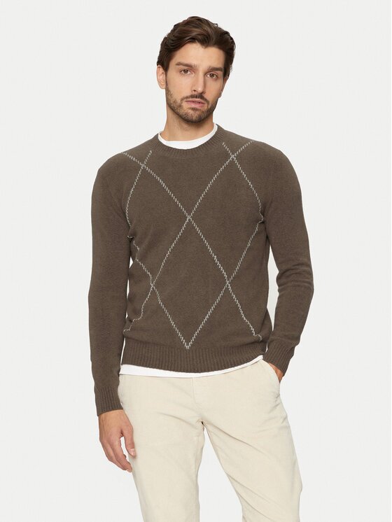 Sisley Пуловер 1QPST103W Regular Fit