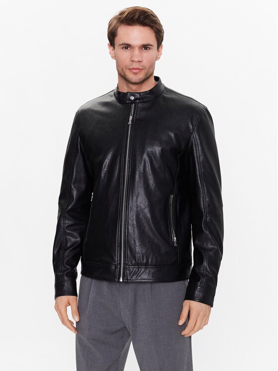 Sisley Яке от имитация на кожа 21DYSN01L Regular Fit