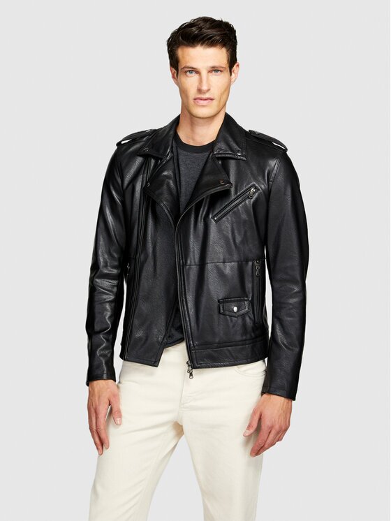 Sisley Яке от имитация на кожа 21DYSN02G Regular Fit