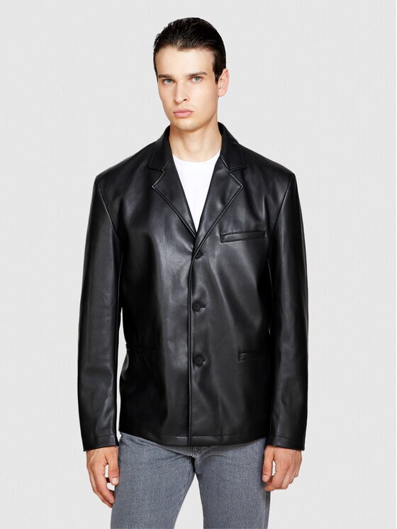 Sisley Яке от имитация на кожа 2NHCSW01D Regular Fit