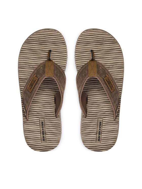Skechers Джапанки Quill - Seaside 205719/BRN