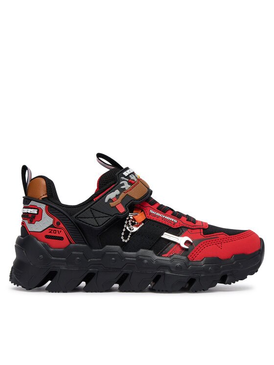 Skechers Сникърси Mega-Flex Lite - Tuff Toolz 402130L/RDBK Черен