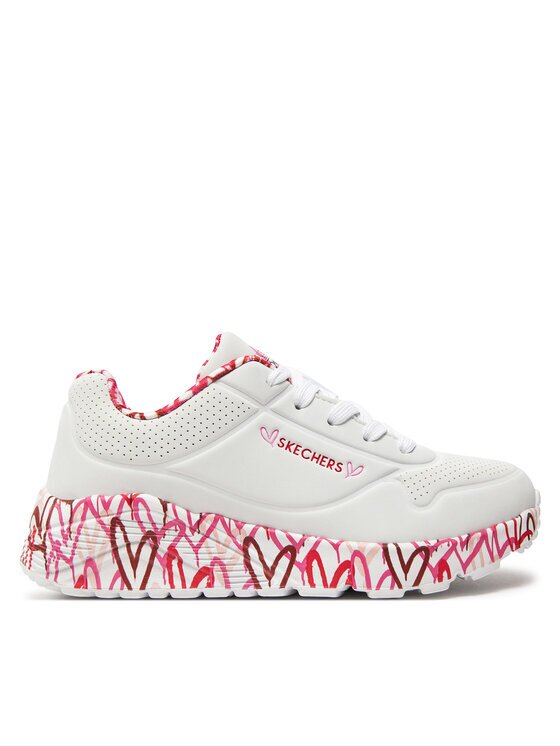 Skechers Сникърси Uno Lite Lovely Luv 314976L/WRPK Бял